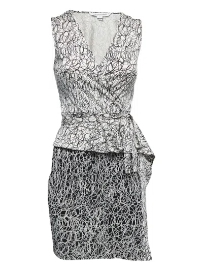 Pre-owned Diane Von Furstenberg Vintage 2024 Mililani Dress In Neutral