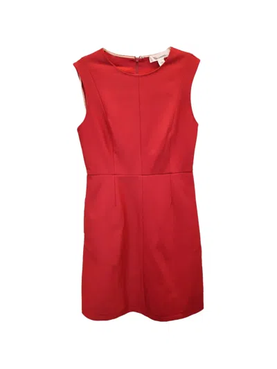Pre-owned Diane Von Furstenberg Vintage Carpreena Zip-fastening Mini Dress In Red