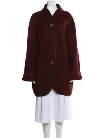 Pre-owned Diane Von Furstenberg Vintage Late 1980's - Early 1990's Coat In Brown