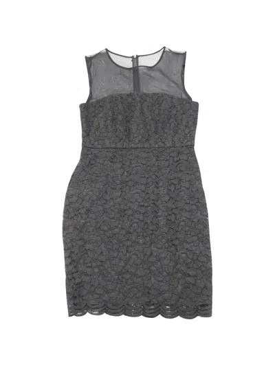 Pre-owned Diane Von Furstenberg Vintage Nisha Lace Dress In Black
