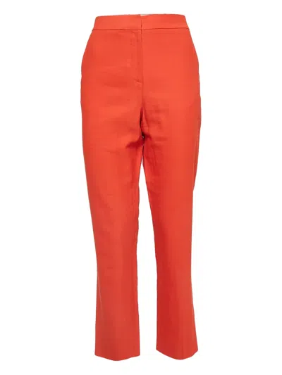 Pre-owned Diane Von Furstenberg Vintage  Tailored Trousers In Orange