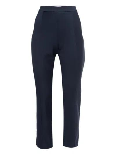 Pre-owned Diane Von Furstenberg Vintage Tailored Pants In Blue