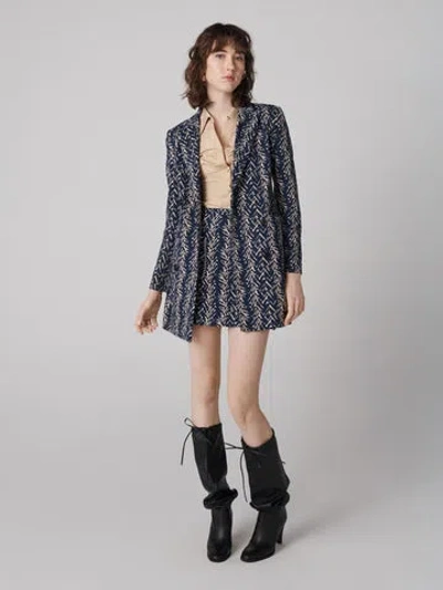 Diane Von Furstenberg Virginia Jacket In Como Tweed