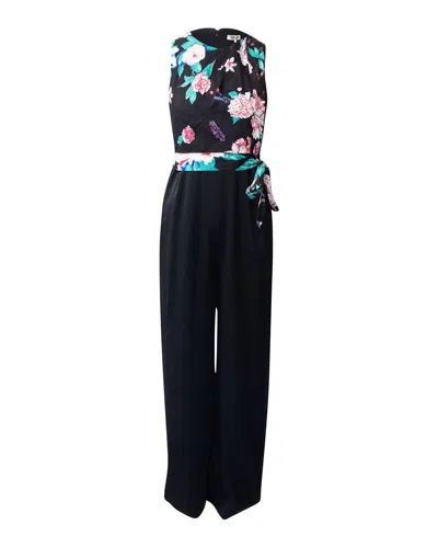 Diane Von Furstenberg Vivian Jumpsuit In Black Triacetate