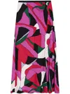 Diane Von Furstenberg Whitley Midi Skirt In Pink