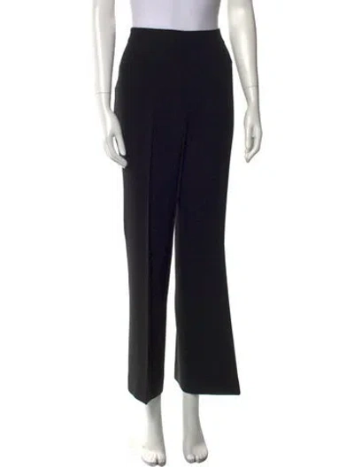 Pre-owned Diane Von Furstenberg Wide Leg Pants In Black