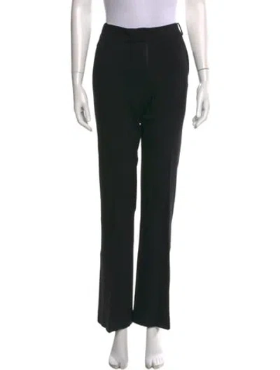 Pre-owned Diane Von Furstenberg Wide Leg Pants In Black