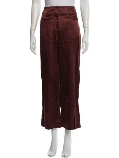 Pre-owned Diane Von Furstenberg Wide Leg Pants In Brown