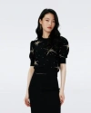 Diane Von Furstenberg Willa Knit Jacquard Sweater