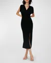 Diane Von Furstenberg Williams Midi Dress In Black