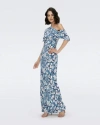 Diane Von Furstenberg Wittrock One-shoulder Printed Jersey Maxi Dress