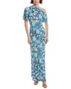 Diane Von Furstenberg Wittrock Maxi Dress In Blue
