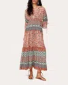 Diane Von Furstenberg Boris Dress By  In Size Xl In Ibiza Stripe/magic Eye
