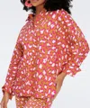 Diane Von Furstenberg Caleb Leopard-print Shirt In Multi