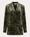 Diane Von Furstenberg Chiana Jacket In Green