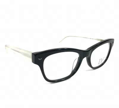Diane Von Furstenberg Women's Dvf5061 Cat Eye Eyeglasses In Black White