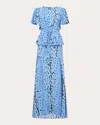 Diane Von Furstenberg Levana Dress In Blue