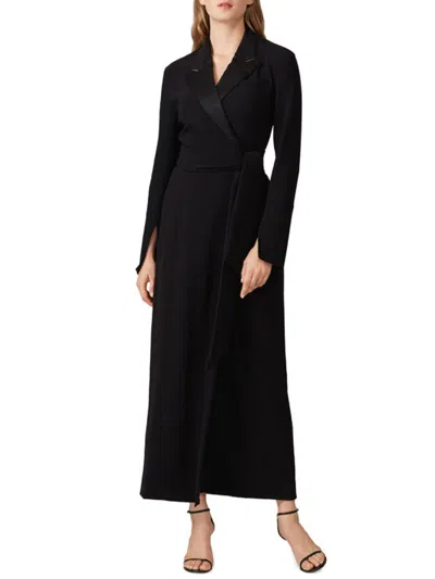 Diane Von Furstenberg Women's Wrap Maxi Dress In Black