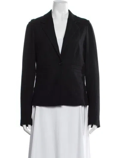 Pre-owned Diane Von Furstenberg Wool Blazer In Black