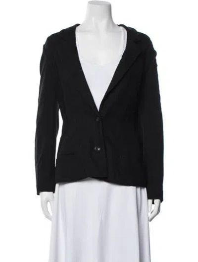 Pre-owned Diane Von Furstenberg Wool Blazer In Black