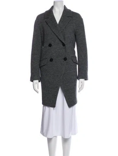 Pre-owned Diane Von Furstenberg Wool Blazer In Gray