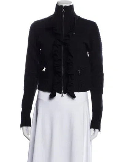 Pre-owned Diane Von Furstenberg Wool Jacket In Blue