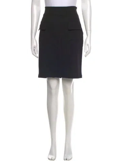 Pre-owned Diane Von Furstenberg Wool Knee-length Skirt In Green