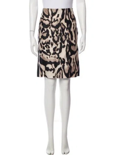 Pre-owned Diane Von Furstenberg Wool Knee-length Skirt W/ Tags In Multi