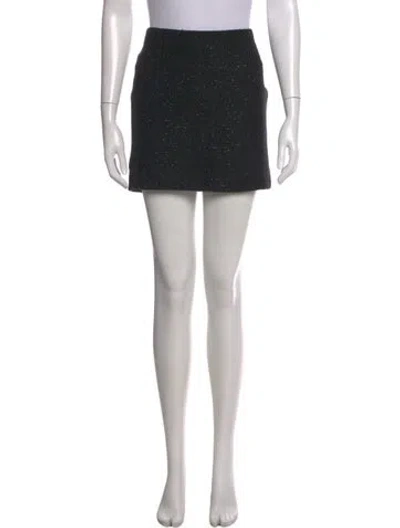 Pre-owned Diane Von Furstenberg Wool Mini Skirt In Multi