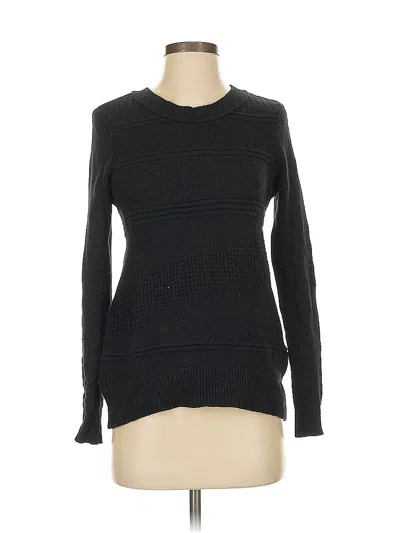 Pre-owned Diane Von Furstenberg Wool Pullover Sweater In Black