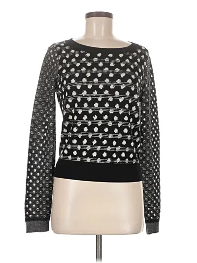 Pre-owned Diane Von Furstenberg Wool Pullover Sweater In Black