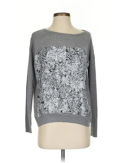Pre-owned Diane Von Furstenberg Wool Pullover Sweater In Gray