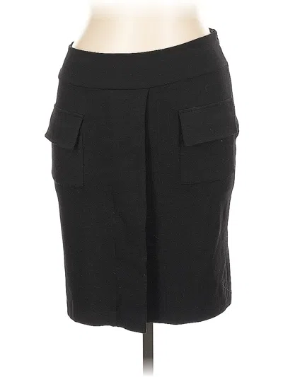 Pre-owned Diane Von Furstenberg Wool Skirt In Black