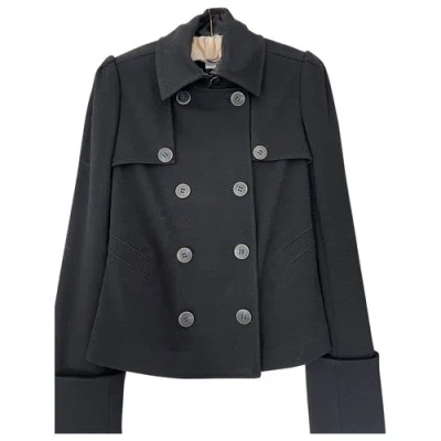 Pre-owned Diane Von Furstenberg Wool Suit Jacket In Black