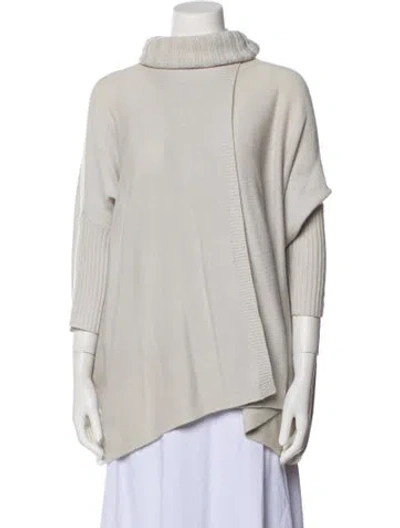 Pre-owned Diane Von Furstenberg Wool Turtleneck Sweater W/ Tags In Gray