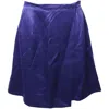 Shop Diane Von Furstenberg Wrap Style Skirt In Royal Blue Acetate