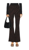 Diane Von Furstenberg Wynn Pants In Floating Curve Black