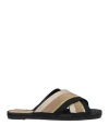 Diane Von Furstenberg X Castañer Woman Espadrilles Khaki Size 8 Textile Fibers In Beige