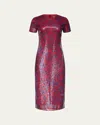 Diane Von Furstenberg X Henry Zankov Amelie Floral-print Sequin Midi Dress In Multi