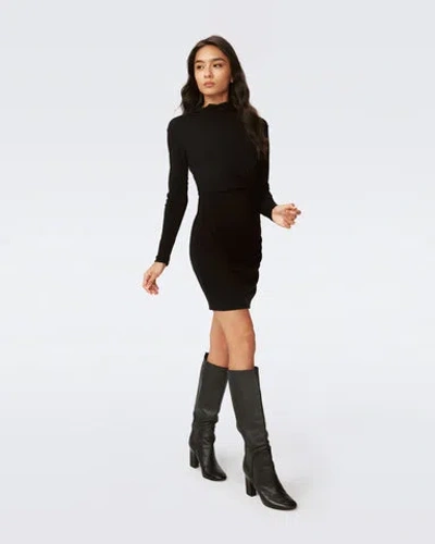 Diane Von Furstenberg Yuki Dress In Black