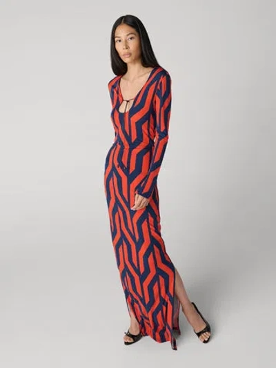 Diane Von Furstenberg Zaria Dress In Red
