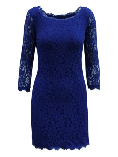 Pre-owned Diane Von Furstenberg Zarita Dress In Blue