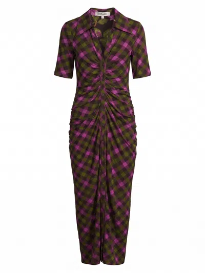 Diane Von Furstenberg `zoey` Reversible Dress In Black