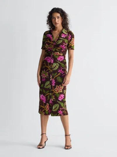 Diane Von Furstenberg Zoey Reversible Dress In Multi
