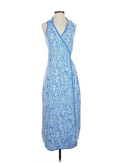 Pre-owned Diane Von Furstenburg For Target Casual Dress In Blue