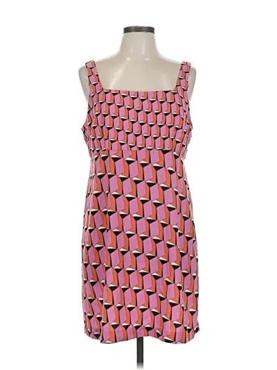 Pre-owned Diane Von Furstenburg For Target Casual Dress In Pink