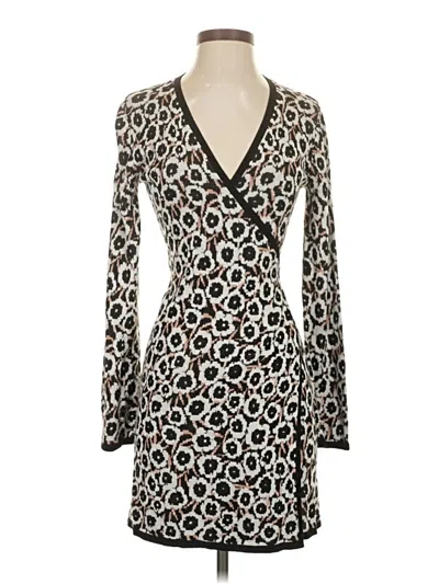 Pre-owned Diane Von Furstenburg For Target Casual Dress In Silver