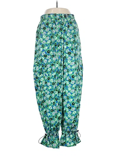 Pre-owned Diane Von Furstenburg For Target Casual Pants In Green