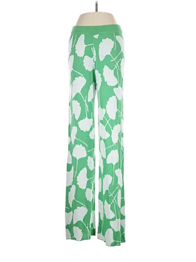 Pre-owned Diane Von Furstenburg For Target Casual Pants In Green