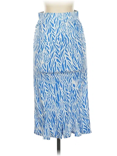 Pre-owned Diane Von Furstenburg For Target Casual Skirt In Blue
